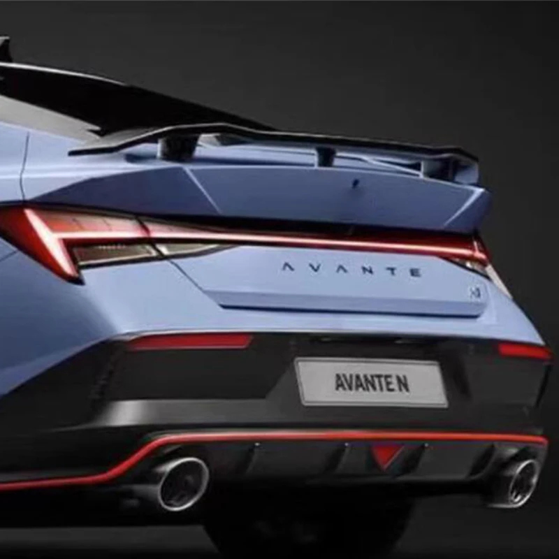For 2020-2025 Hyundai Elantra CN7 GT Spoiler Accessories Car Trunk ABS Plastic Rear Tail Wing Body Kit