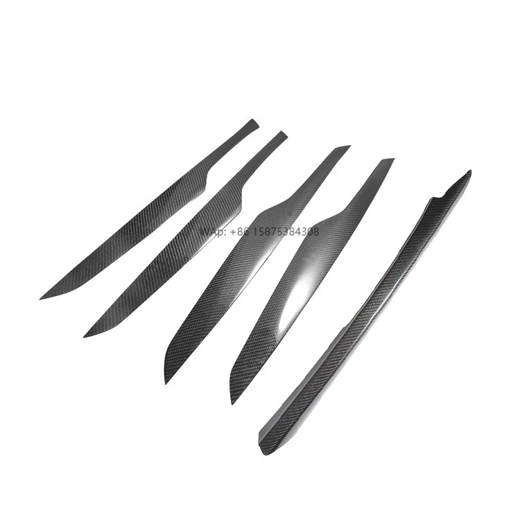 5PCS Carbon Fiber Car Accessories Interior Kit Cover Trim Sticker for  X6 F16 2014-2017