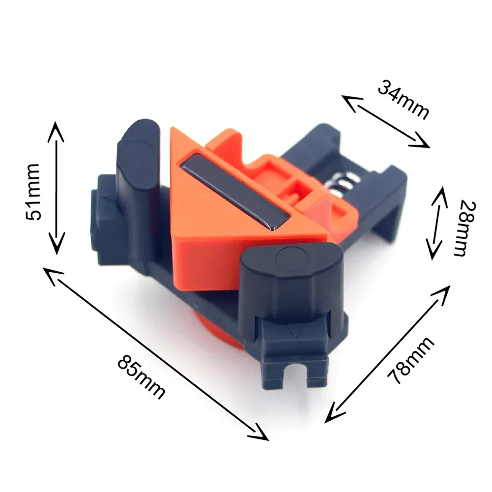1-5 Pcs 90° Degree Carpentry Sergeant Furniture Fixing Clips Wood Angle Clamps Picture Frame Corner Clamp Joinery Woodworking