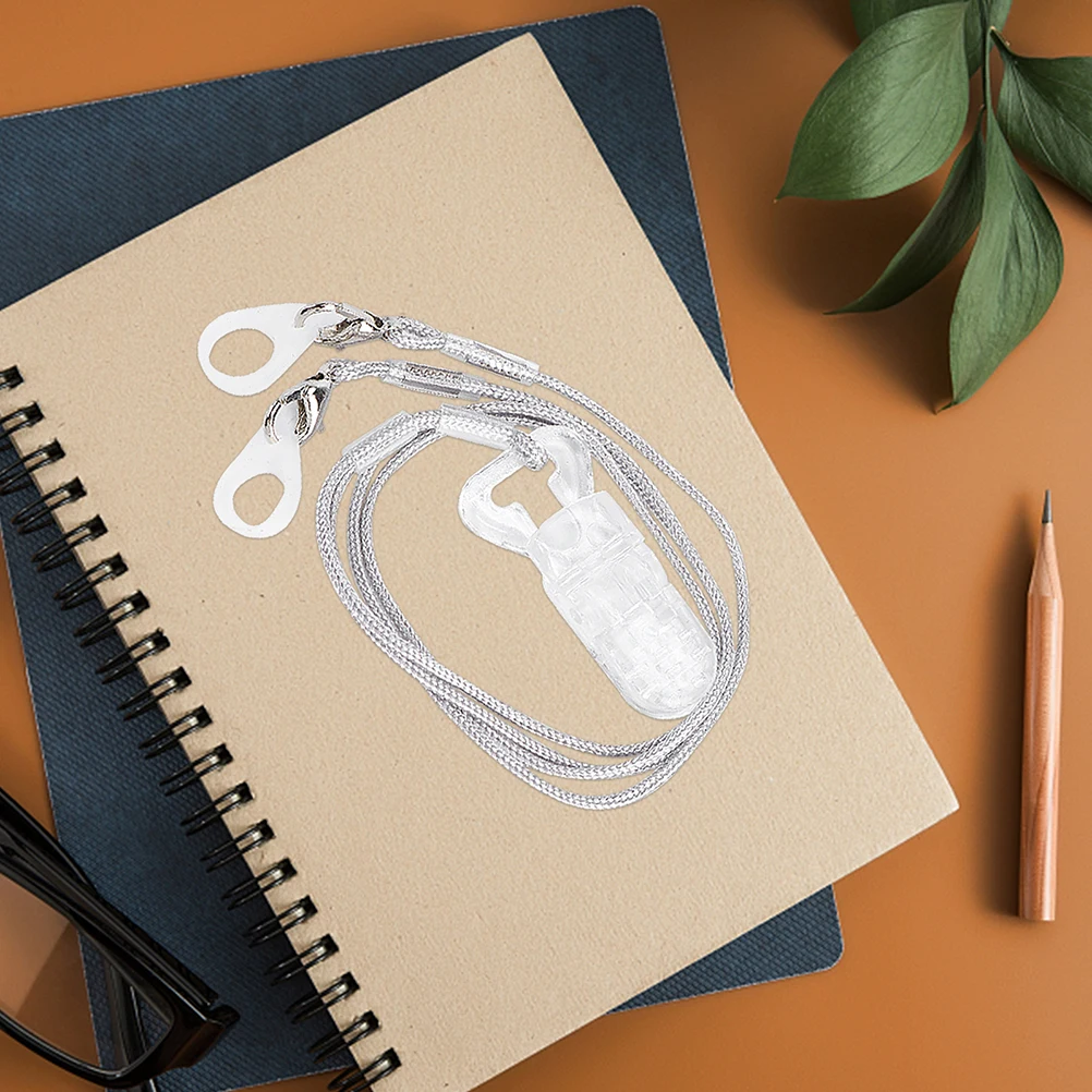 

Hearing Aid Anti lost Rope Durable ABS Nylon Cord for BTE Deaf aid Seniors Portable Hanging Lanyard Storage Case