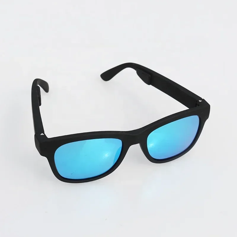 2019 Bone Conduction Sexy Hot Tactical Blue Sunglasses