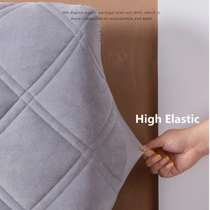 Plush quilted bedspread bedhead cover luxury bedroom soft Thicken Velvet Quilted headboard cover home bedding backrest cover