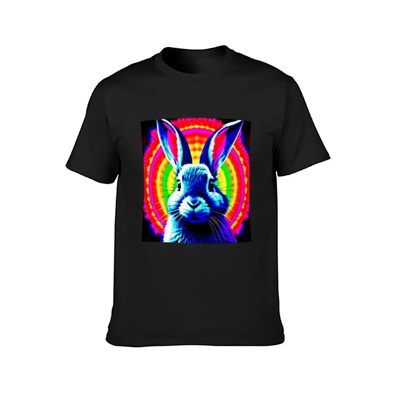 Trippy rabbits T-Shirt summer clothes quick drying mens big and tall t shirts