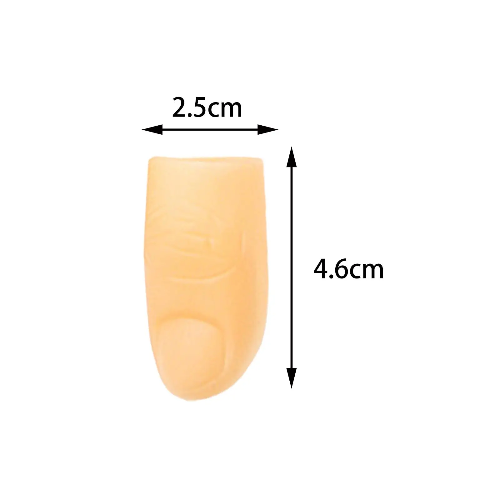 2 luci da dito a LED, punte per pollice, per spettacoli di Halloween