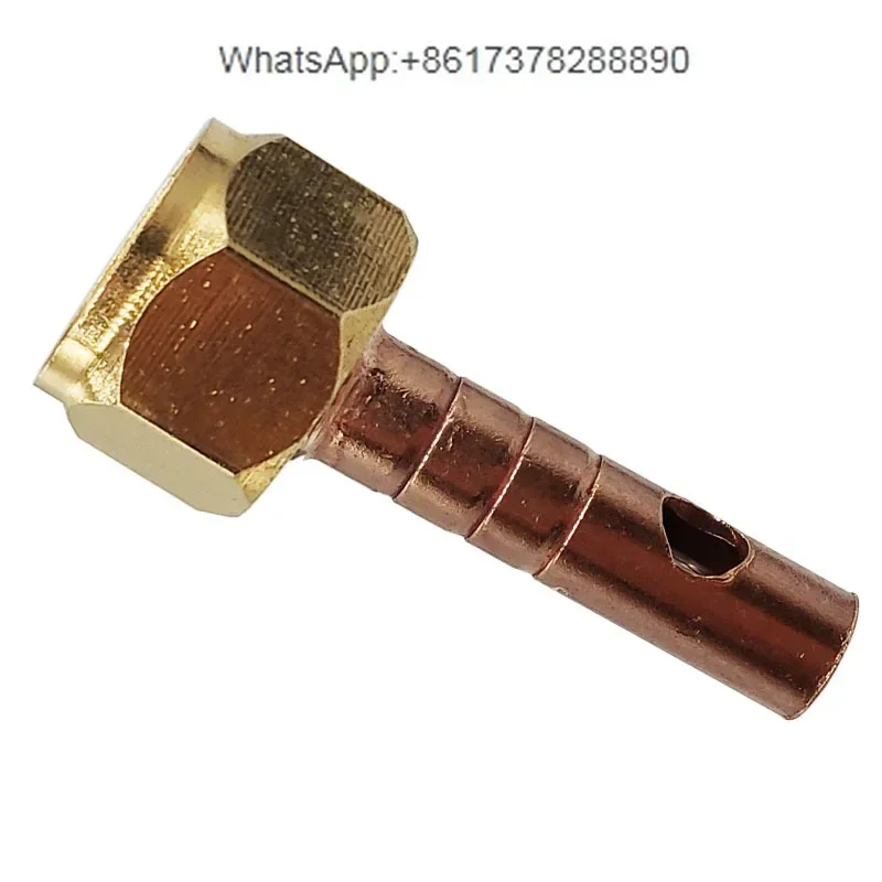 10PCS LGK-100 Plasma machine accessories P80 cutting gun upper and lower connector main cable trachea copper connector nut