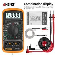 Portable electrician specific AN8205C multifunctional digital multimeter AC/DC high-precision digital LCD backlight tester