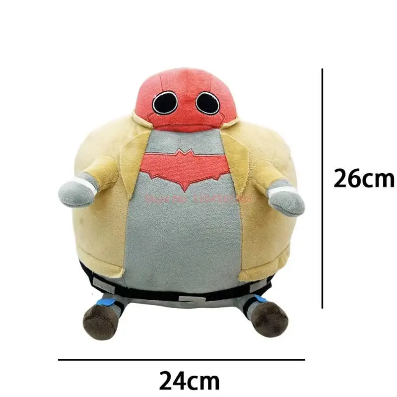 Auf Lager Hochwertiges Fat Jason Todd Plüschtier – Niedliches Cartoon-Anime-Peripherie-Geburtstagsgeschenk, Raumdekorationsspielzeug