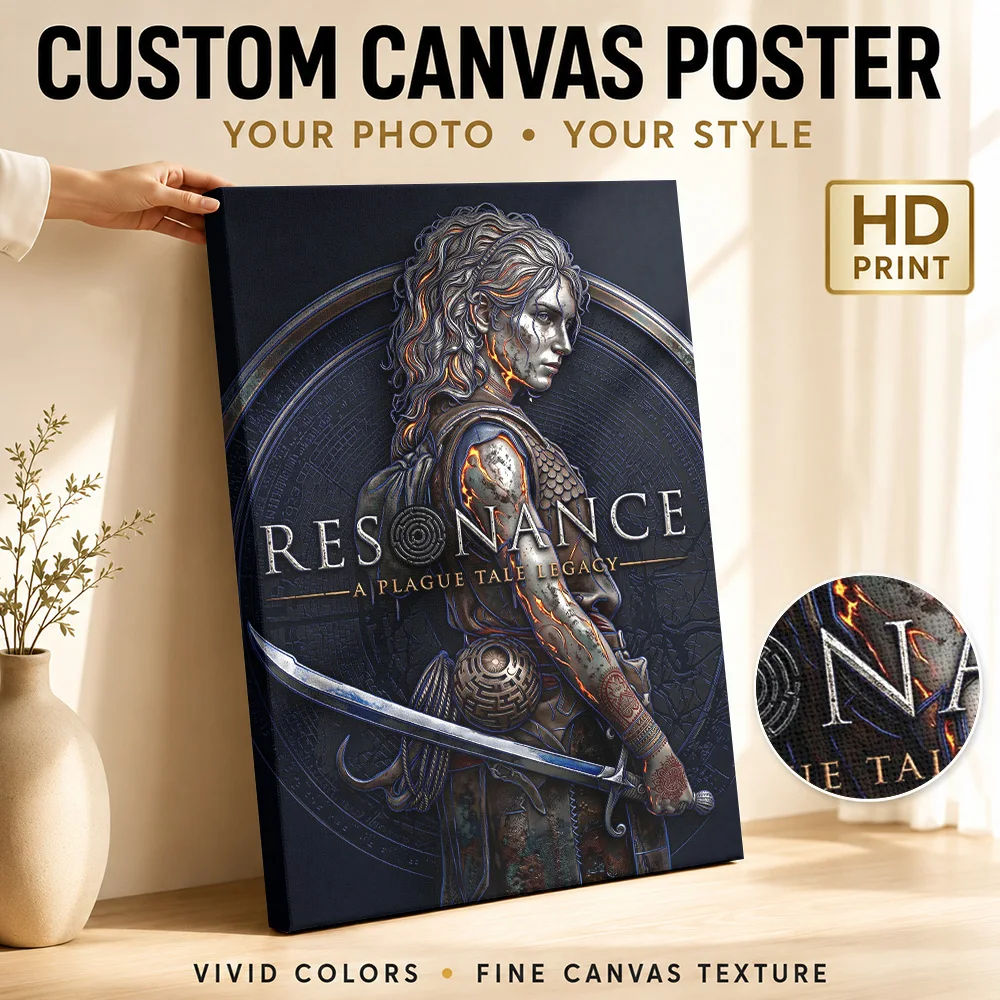 Resonance A Plague Tale Legacy Canvas Poster Personalized Modern Aesthetic Wall Paintings Decoration for Bedroom Ready to Hang