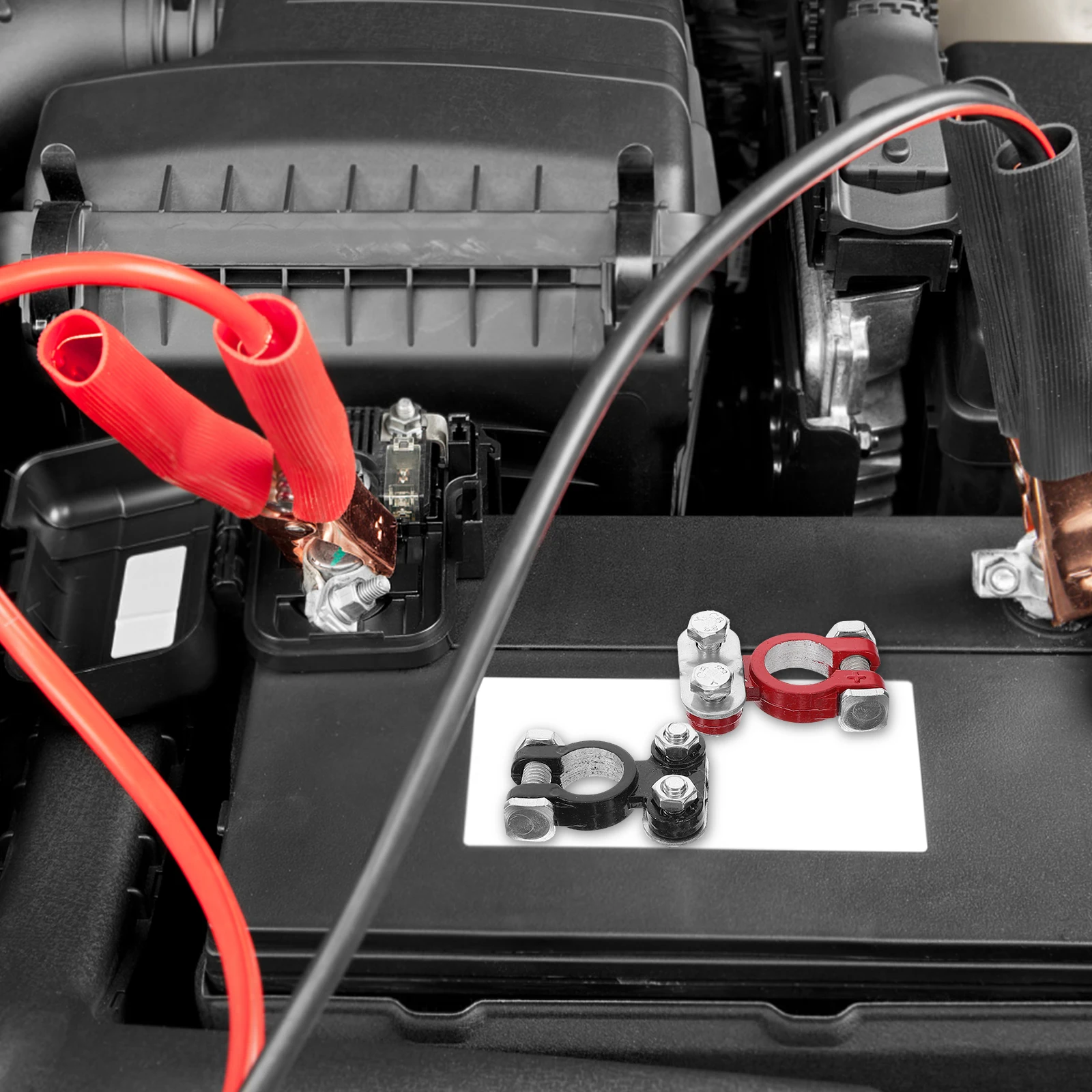 

Terminal Clips Car Quick Disconnect Connectors Metal Clamp Terminals Vehicle Durable Pure Copper Easy Installation