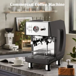 Máquina de café expresso ITOP, novo modelo, 3 caldeiras, 2 bomba ULKA, tanque de água 3.8L, 3550W, cafeteira, café comercial e familiar