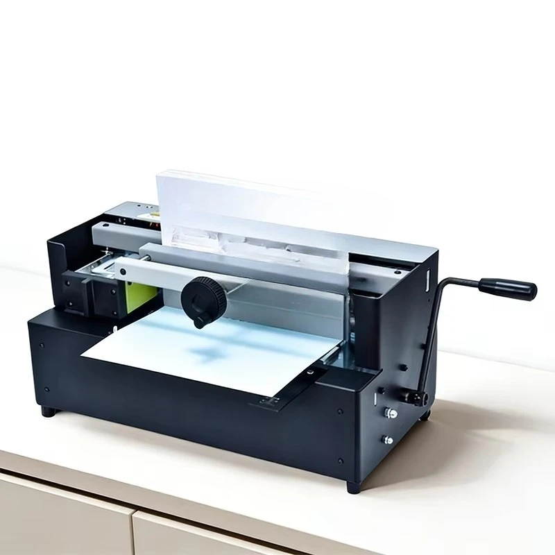 Adhesive Machine 40Mm Maximum Thickness for Office And Printing Industries Heavy-Duty Binding Machine for Document Binding