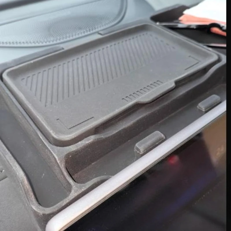 

For 2025 Voyah Dream Screen Rear Storage Box Silicone Car Interior Central Control Storage r Modification Parts Accessories