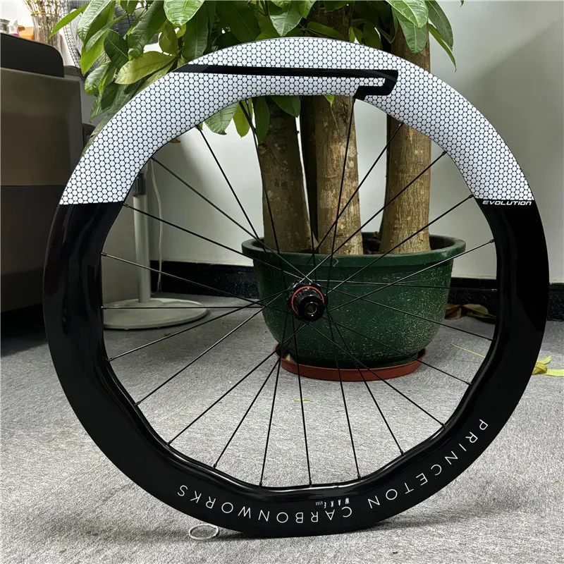 New 6560 wide 28mm Carbon Wheels Disc Brake 700c Road Bike Wheelset Quality Carbon Rim Center Lock Or 6-blot Bock Road Cycling