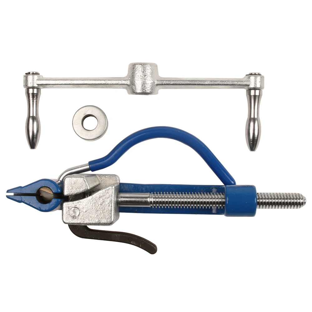 Stainless Steel Cable Tie Gun Stainless Steel Zip Cable Tie Plier Bundle Tool Tensioning Trigger Action Cable Gun with Cutter