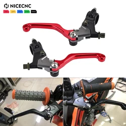 NICECNC Shorty Brake Lever & Clutch Lever For Honda CRF100F CRF80F XL250R XL350R XR250L XR250R CR XL XR Kawasaki Yamaha Suzuki