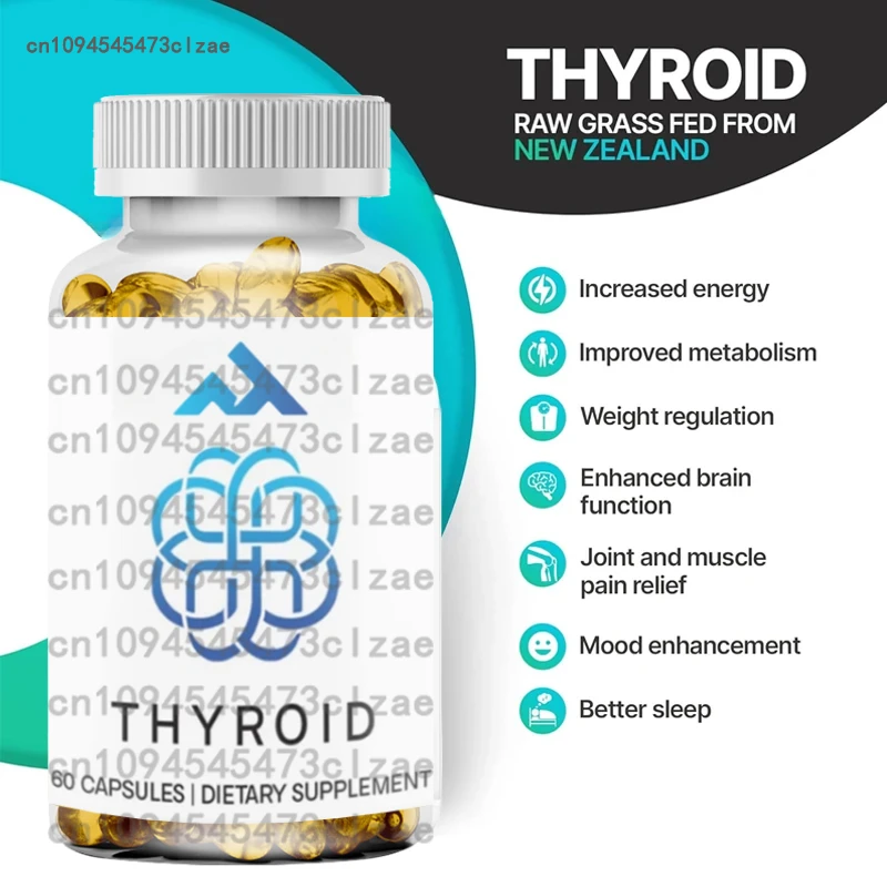 

Thyroid Supplement for Women – Metabolism & Energy Support, Hypothyroidism Aid | 60 Vegan Capsules