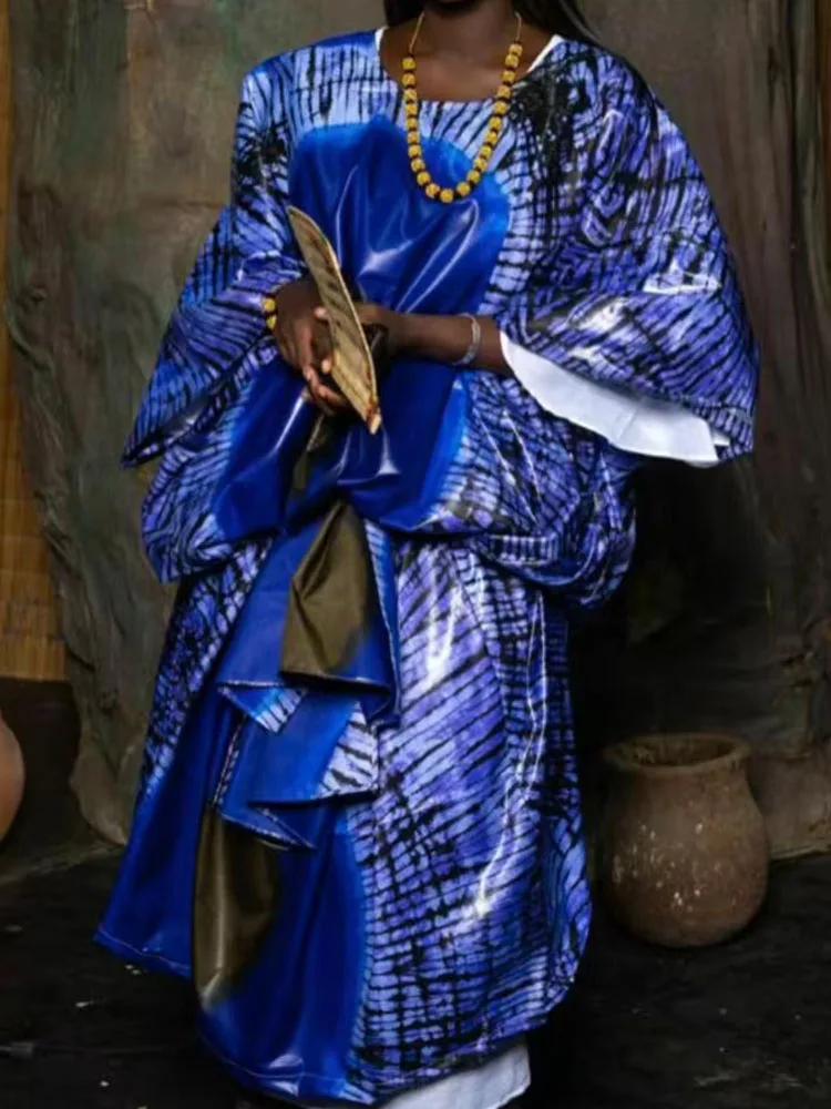 

Creative print dresses, traditional fabric pioneering designs, party gowns suitable for all seasons