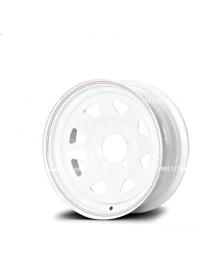 15-Inch 6J Trailer Steel Rim Wheel Hub, Trailer RV Modified Wheel Accessories