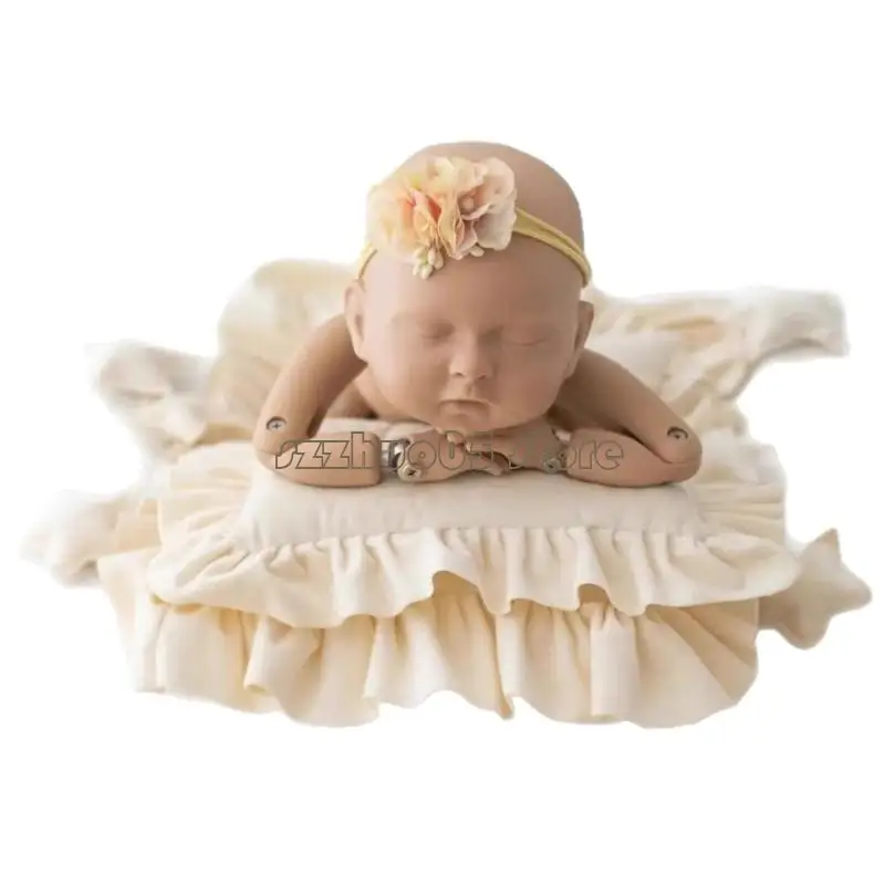 مجموعة إكسسوارات صور الأطفال القابلة لإعادة الاستخدام M3GE مكونة من قطعتين وسادة مرتبة قطنية متعددة الألوان