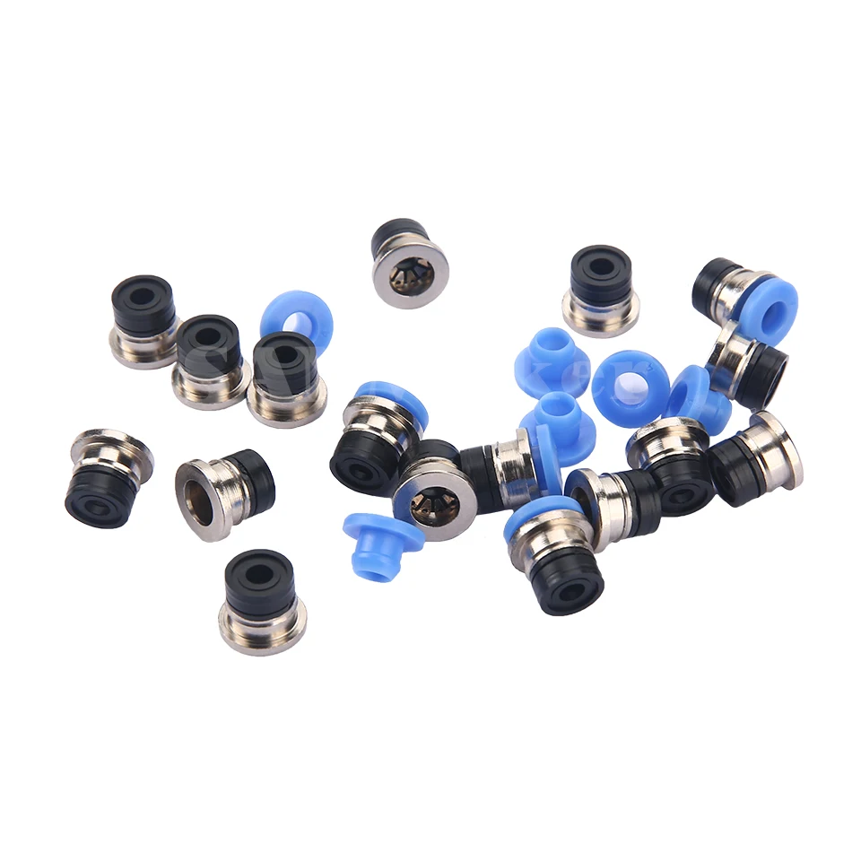 3D Printer Extruder Parts Bowde ECAS04 Pneumatic Fitting Straight Quick in Print Extruder Embedded Collet Clips for PTFE Voron