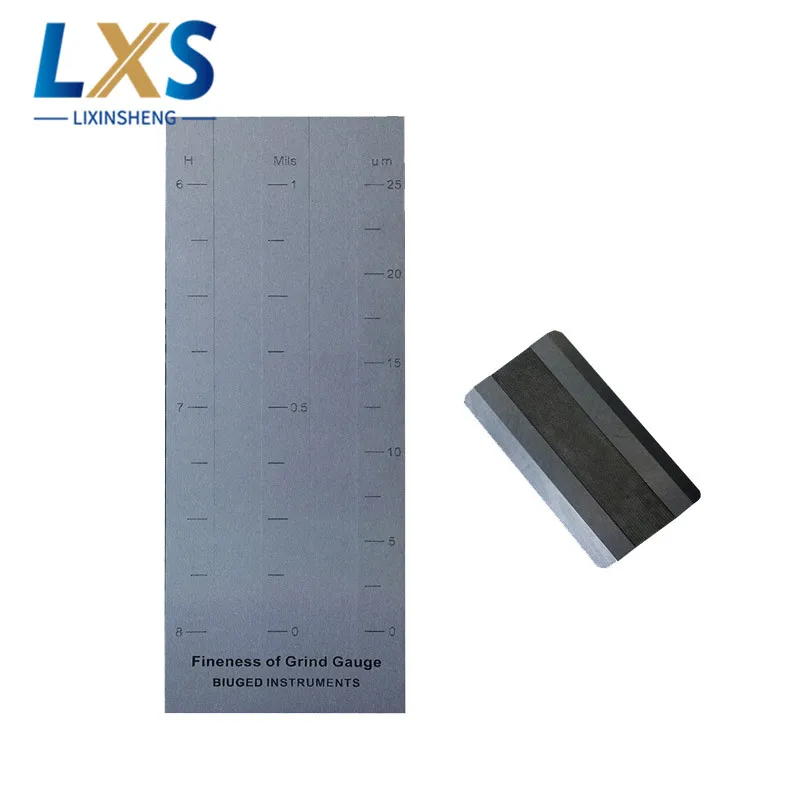 BGD242/1 (0-25um) Scale Value Hegman Gauge Double Groove Stainless Steel Fineness Grind Gauge For Ink