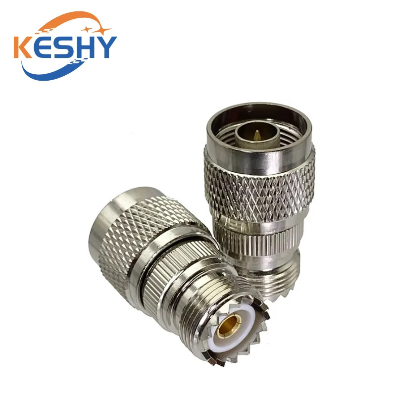 UHF SO239 PL259 SO-239 PL-259 Man Vrouw Naar N Type Man Vrouw Rechte Connector UHF Naar N Man Vrouw RF Messing Koper