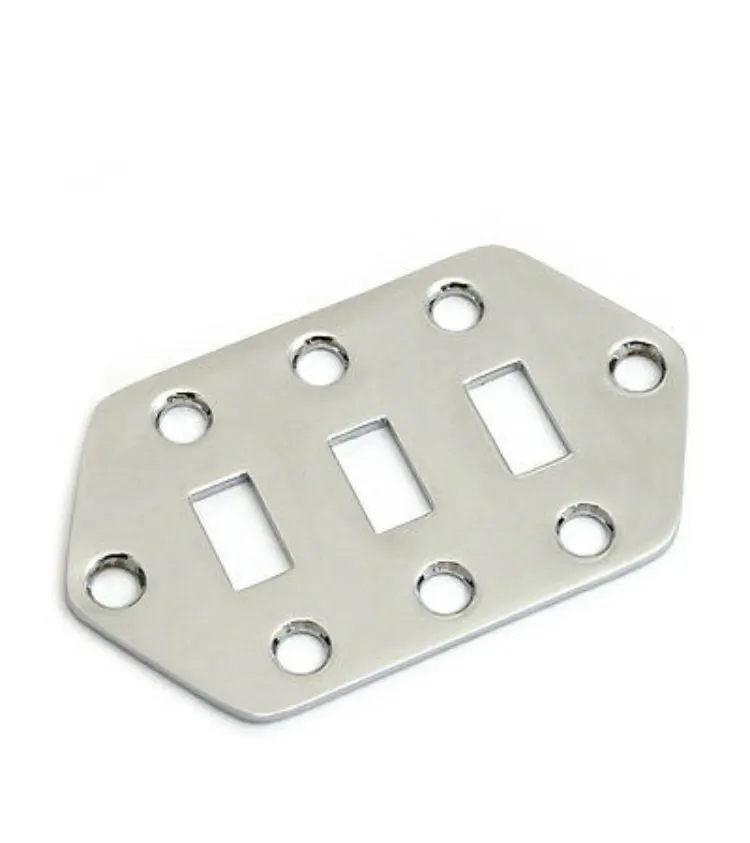 Guitar Pickup Selector Switch Control Cover Plate - Chrome  Jaguar,Mustang jazzmaster