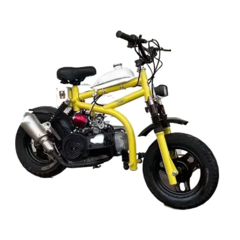 Hot and popular items Mini Tank 125C Two-Wheel Scooter Stepless Speed Four-Stroke Gasoline Motorcycle