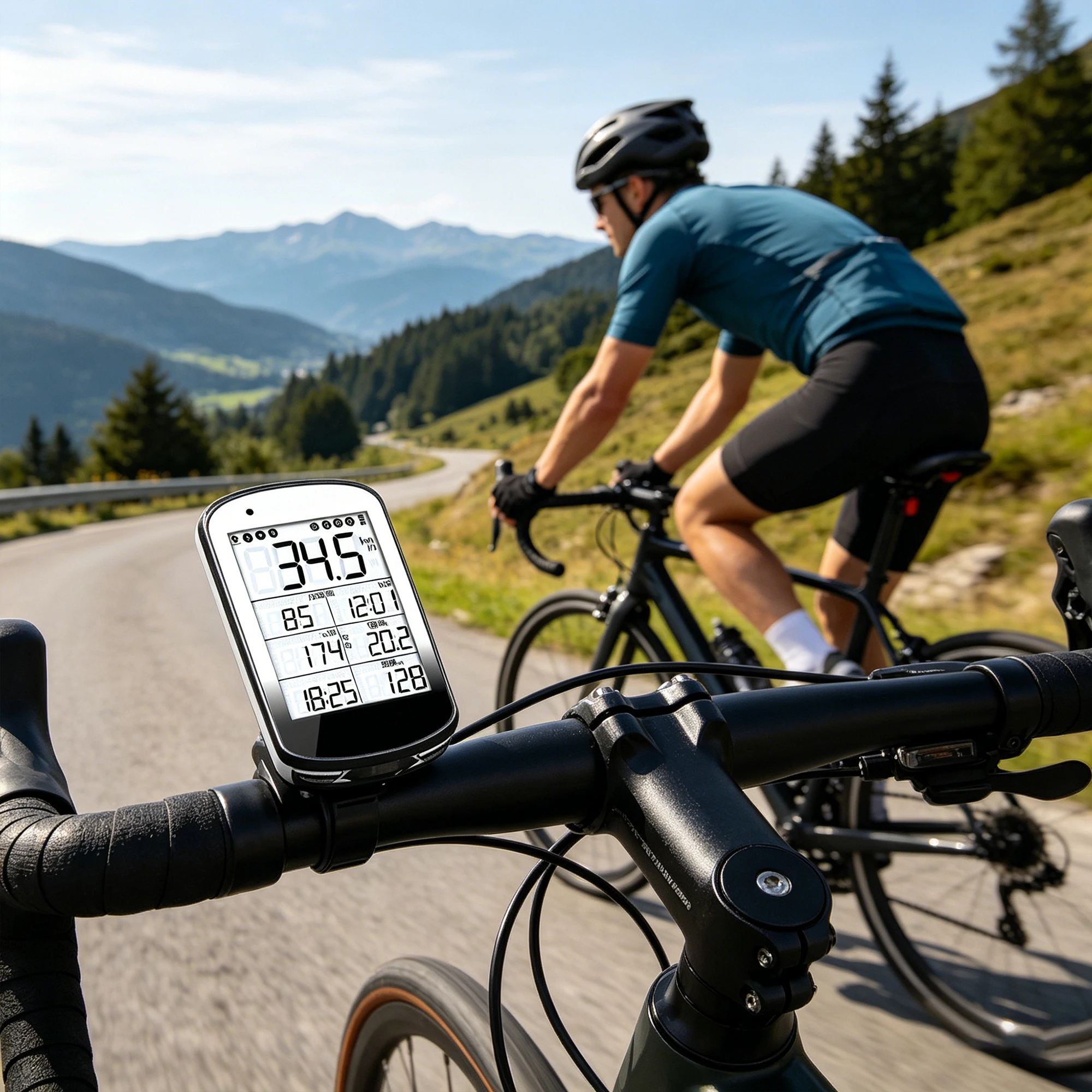 Compatible with Magene C506 Bike Computer Sticker Waterproof Decal Full Cover Protective  Stickers for GPS Cycling Computer