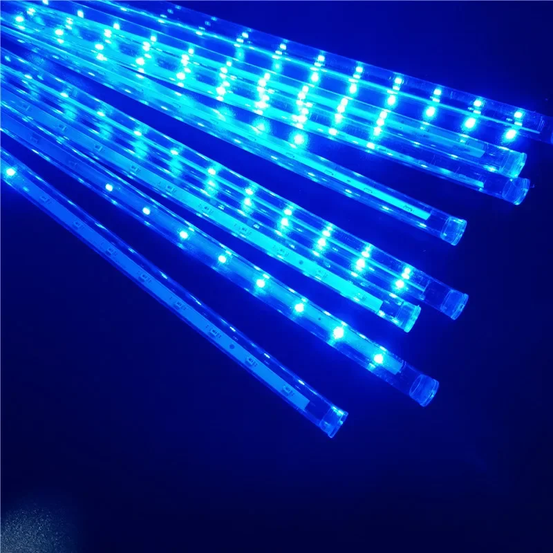 4/3/2/1 Set Superb Meteor Shower String Lights Street LED Light 2025 New Year Party Garden Christmas Decoration Holiday Lighting