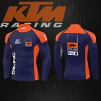 Camiseta Deportiva Casual para Hombre y Mujer, Nueva Temporada 2026 de KTM, para Motociclismo, Deportes al Aire Libre, Secado Rápido, Cuello Alto y Manga Larga