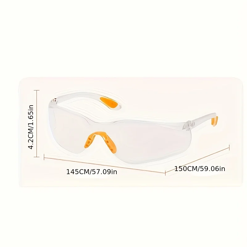 High transparency goggles, industrial laboratory protective goggles, shock resistant, windproof, sand resistant, dust resistant,