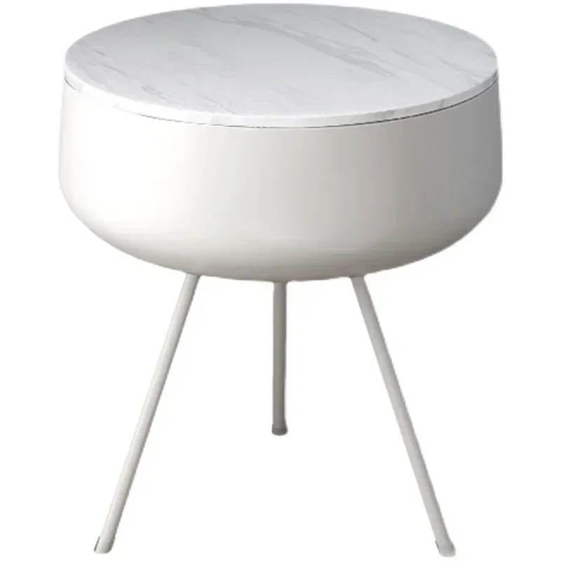 

Простая прикроватная тумбочка с железной краской для выпечки: минималистичный металлический роскошный дизайн, небольшая прикроватная тумбочка, настраиваемая круглая поверхность