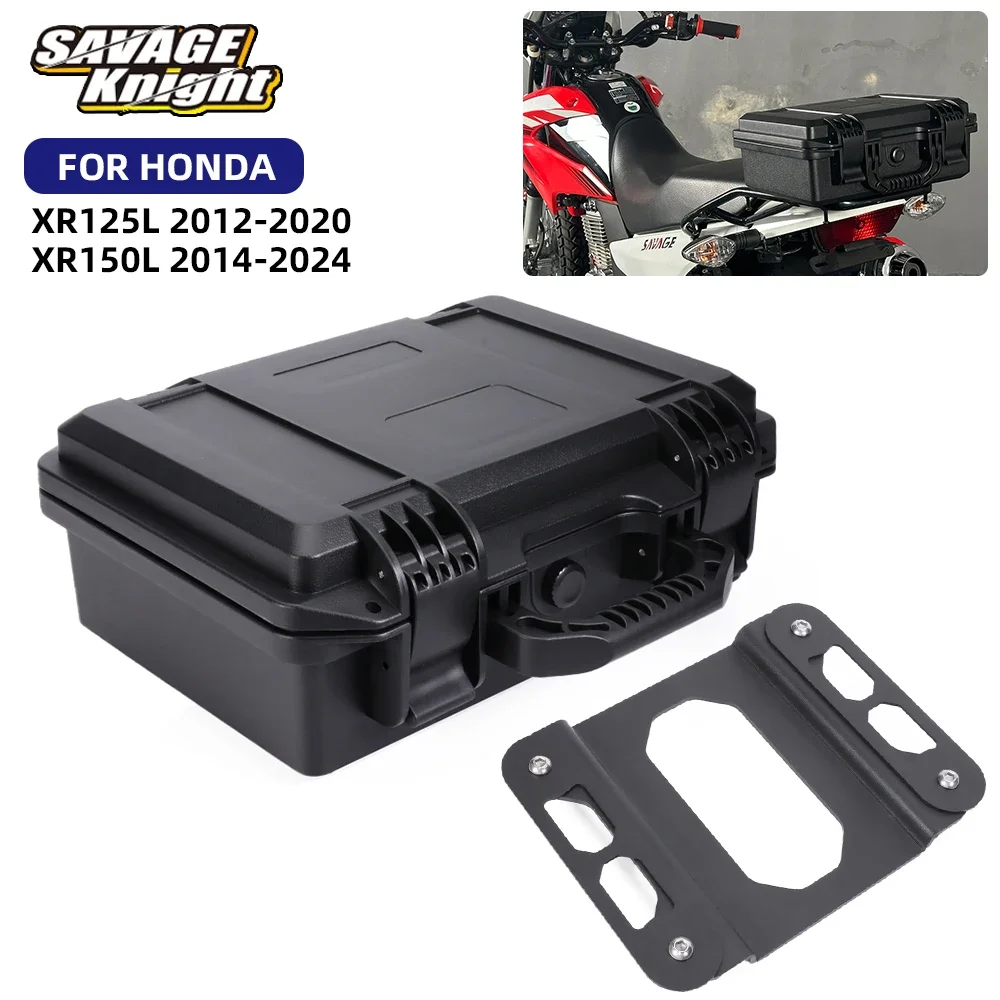 2024 XR150L Top Case Bracket Rack Motocross Racing Rear Luggage Storage Box For Honda XR125L XR 150L 125L 2012-2023 Tail Cargo