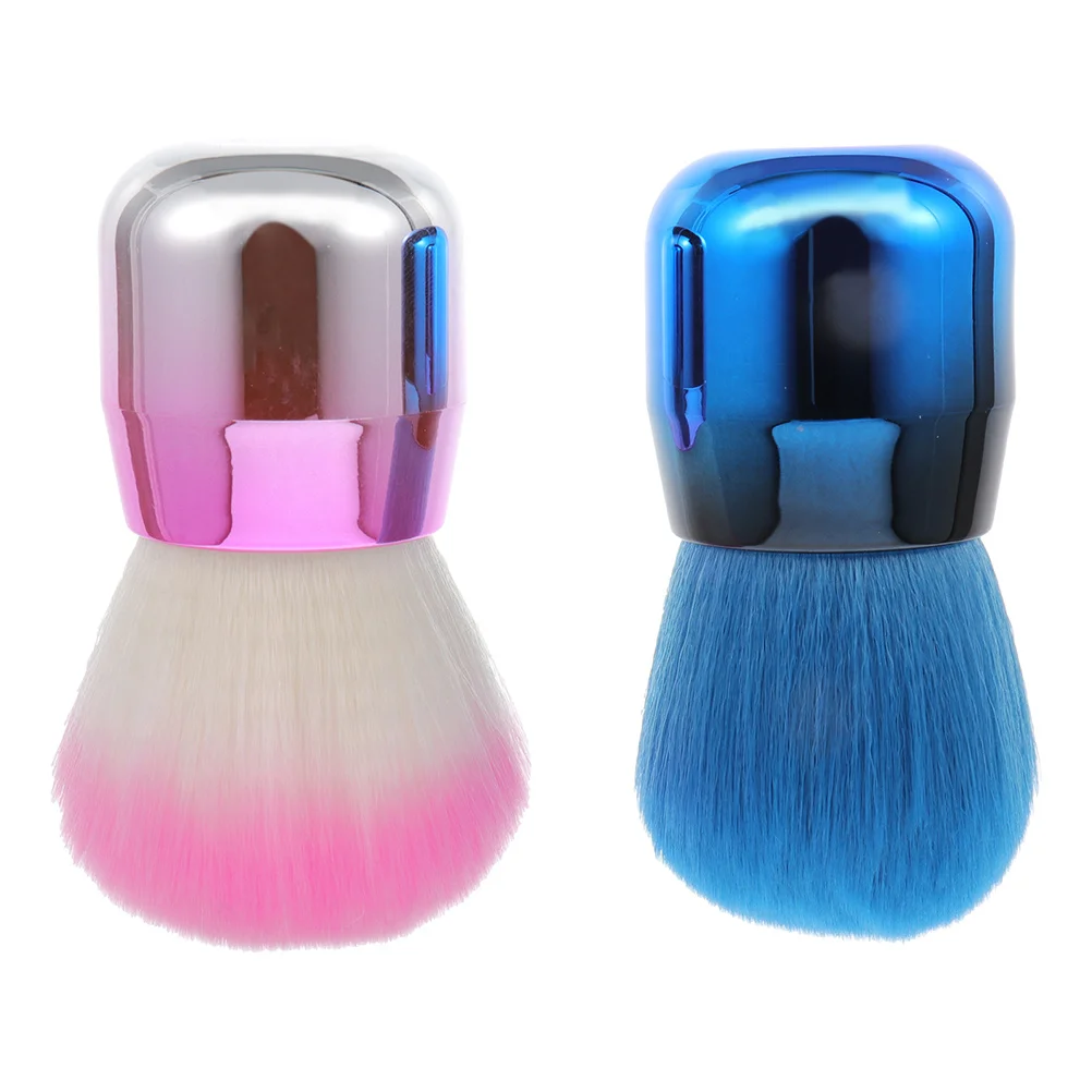 فرشاة بمقبض قصير على شكل فطر، فرشاة مكياج أحمر الخدود، أداة كريم الأساس السائبة، ملحقات مكياج احترافية