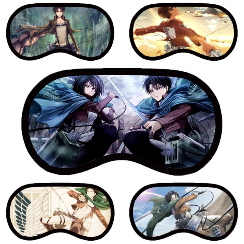 Attack On Titan, Shingeki no kyojin, Anime Shade Eye Patch, Soft Sleeping Blindfold, Breathable Eyes Mask Cover, Cosplay Props