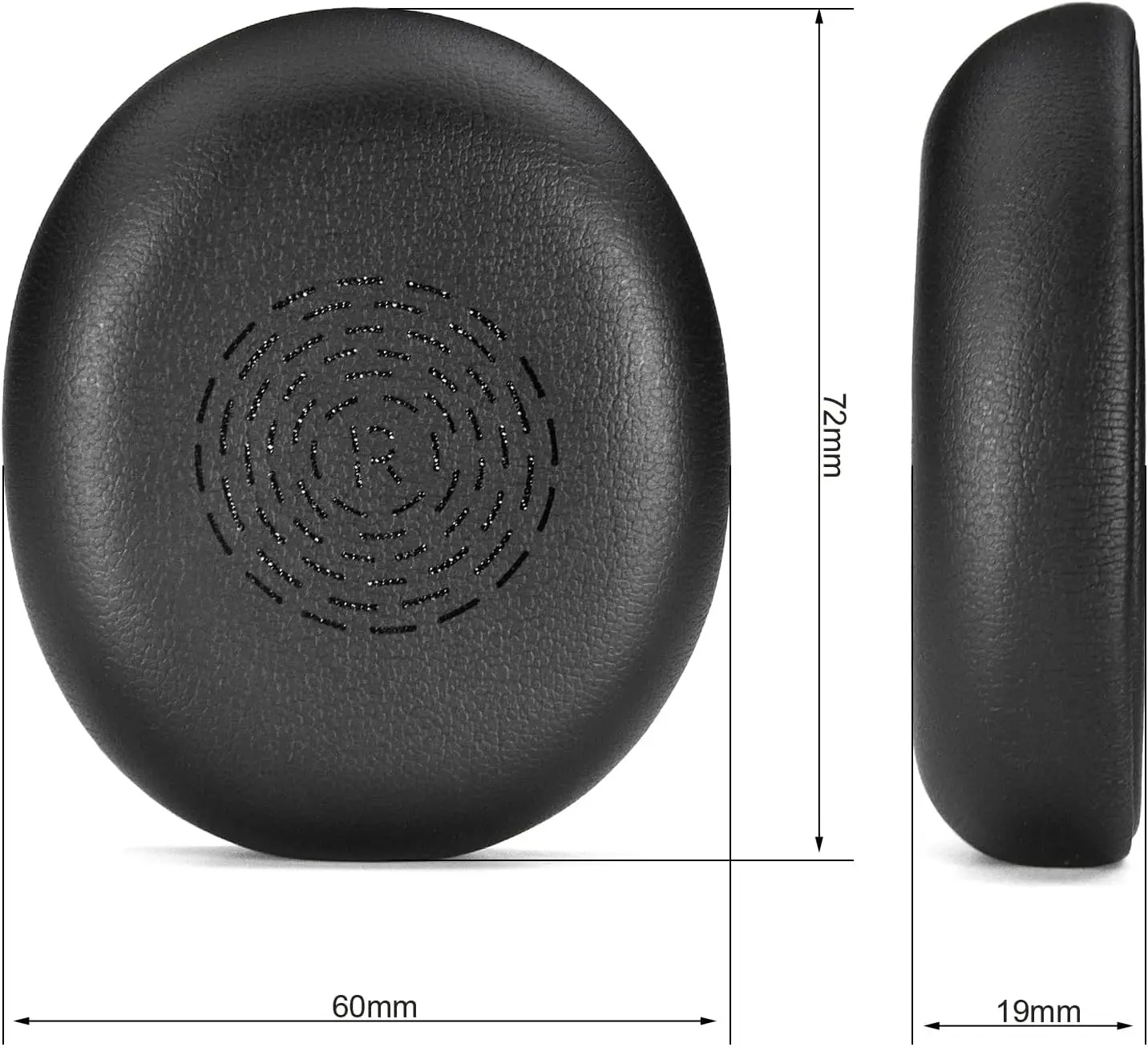 Almohadillas de repuesto Evolve2 65 compatibles con auriculares estéreo inalámbricos Jabra Evolve2 65 Flex, aislamiento de ruido cómodo