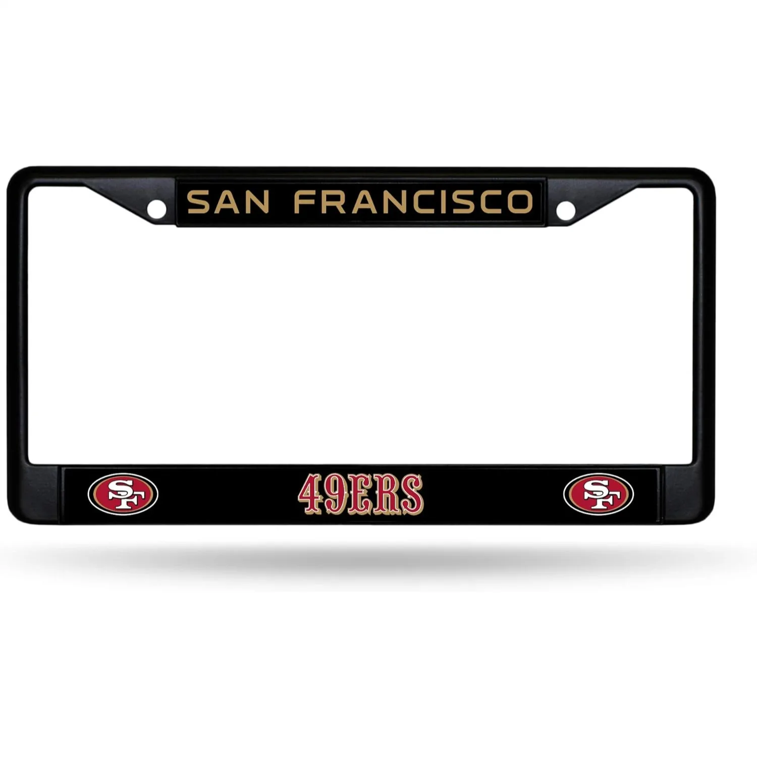 

Chrome License Plate Frame 12x6 Inches with Plastic Inserts for Car Truck Auto Accessory