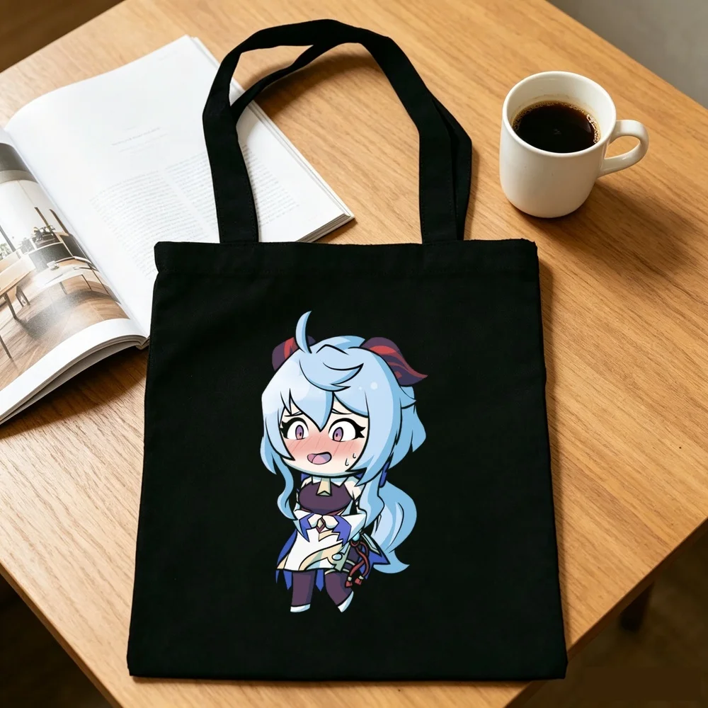 Genshin Impact tote bag personnalisable shopper foldable sac cabas woman