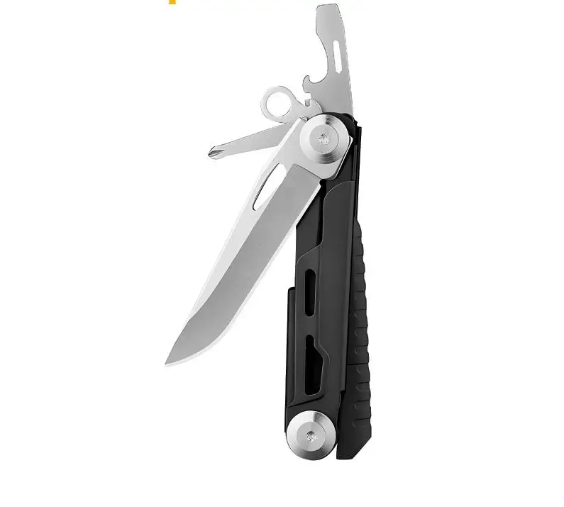 

Удобный новый многофункциональный карманный нож из нержавеющей стали EDC, портативный мини-складной нож для уличной дикой природы, черный