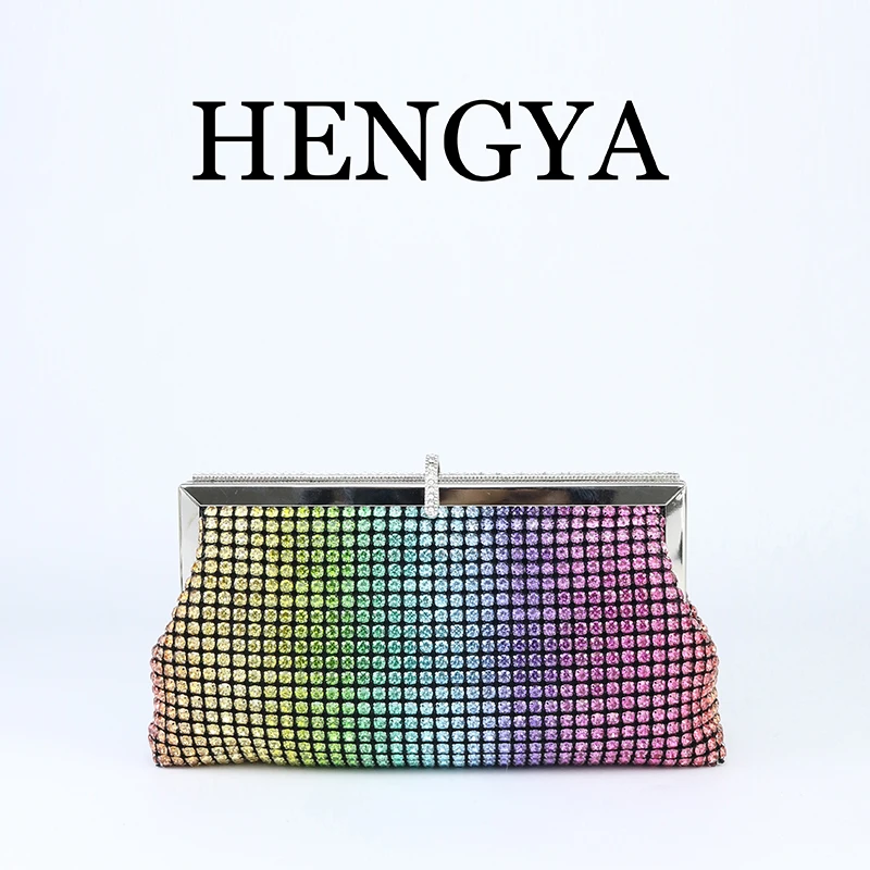 New fashion lady temperament Holding bag shiny dinner bag Banquet bag Senior formal elegance