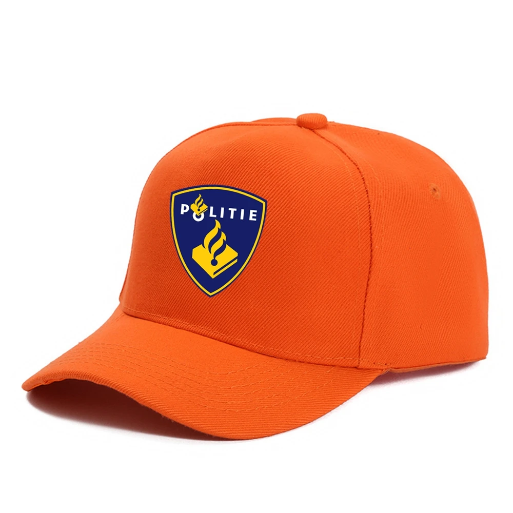 Politie Summer Hip Hop Boy Hats Sun Caps Adjustable Breathable Outdoor Travel Kids Sun Hats Netherlands Police Baseball Cap  046