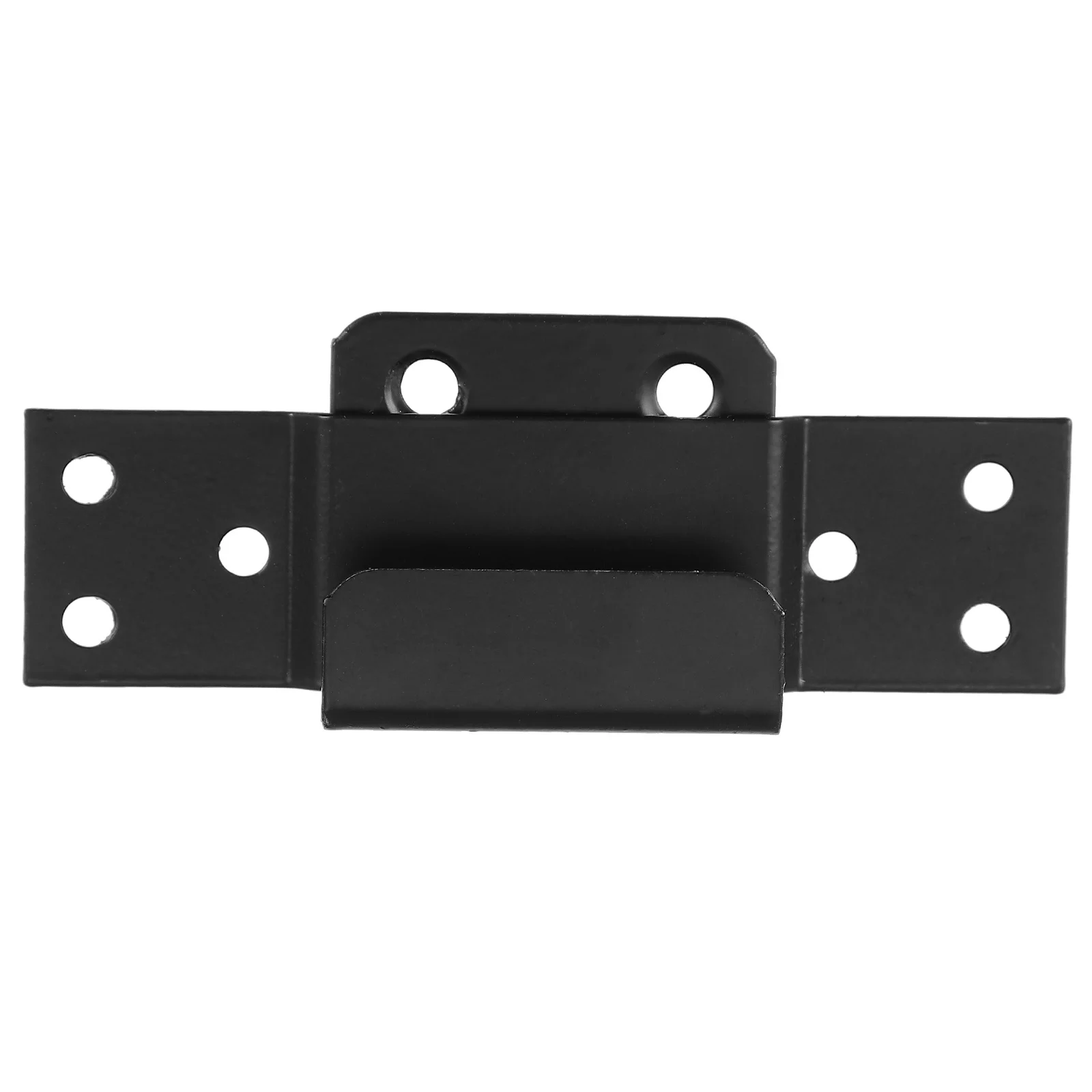 

1Set Shelf Fixing Brackets Screws Black Stainless Steel Wall Rack Door Partition Long-Lasting Easy Install