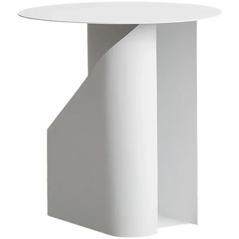

Bedroom bedside table modern, simple white minimalist, small creative bedside table, light luxury small table