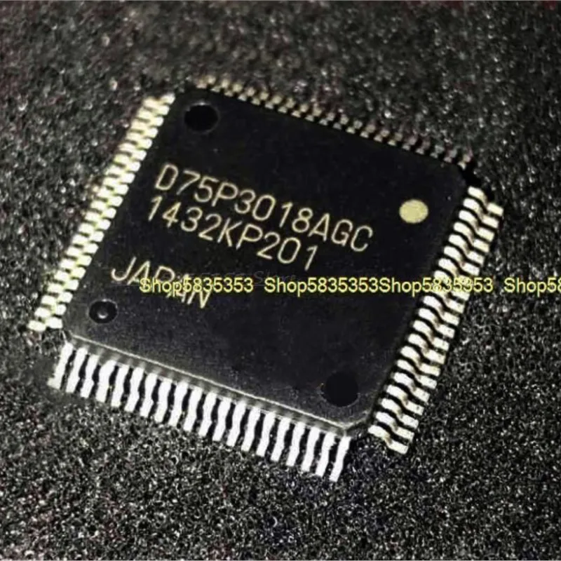 

5-10pcs New D75P3018AGC UPD75P3018AGC QFP-80 microcontroller chip