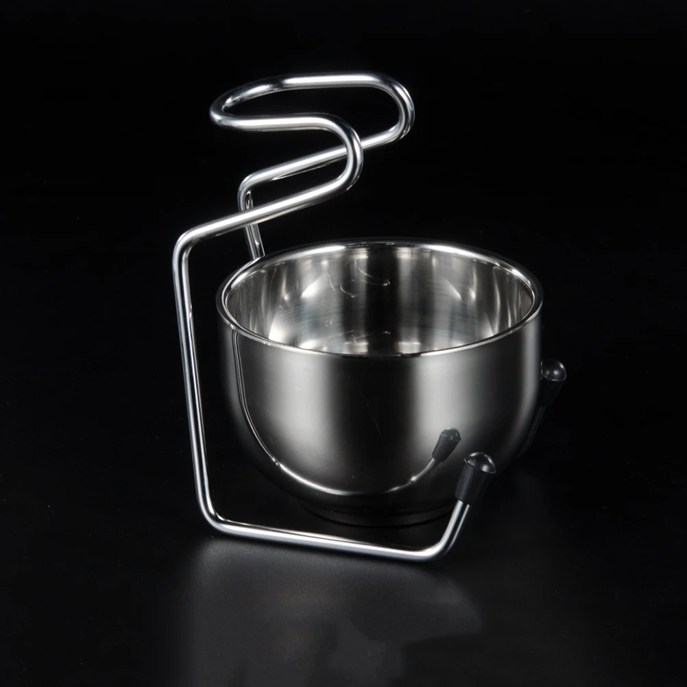 

3pcs Soap Brush Bowl Bowl Storage Rack Shaving Cup Shaving Cream Cup For All Beard Types Home Salon Use
