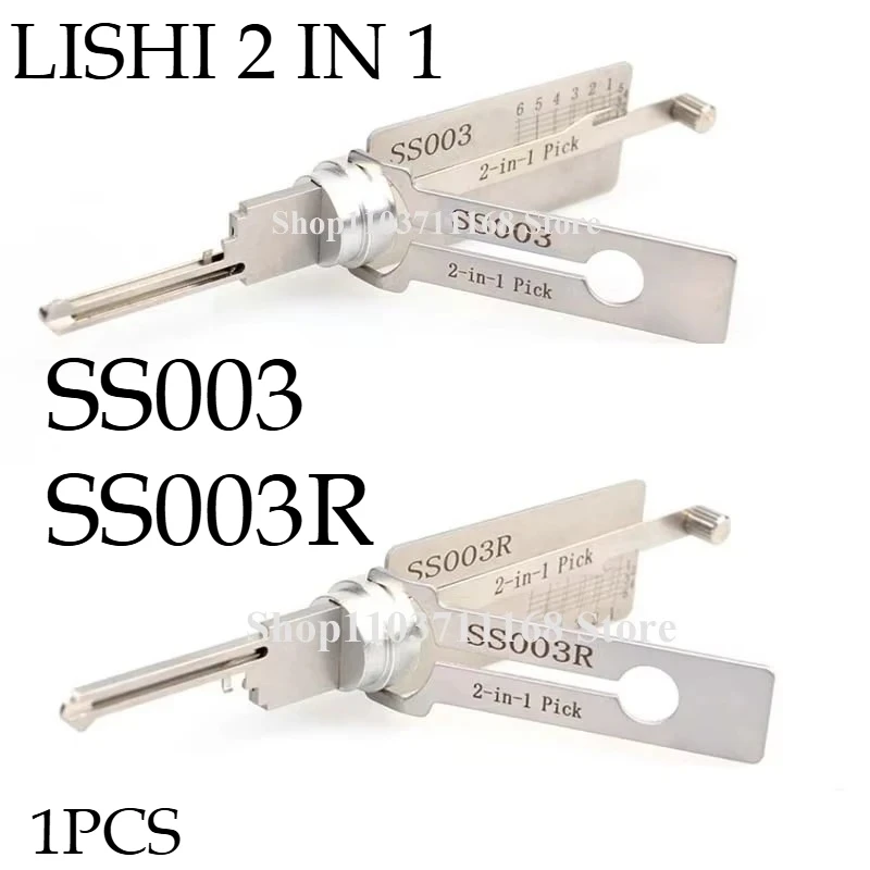 

Инструменты для ремонта Lishi 2 в 1 для ISEO 5-контактный 6-контактный слесарь открытой двери SS003 SS003R Pick Civilian Kits Master Key Decoder Полный набор