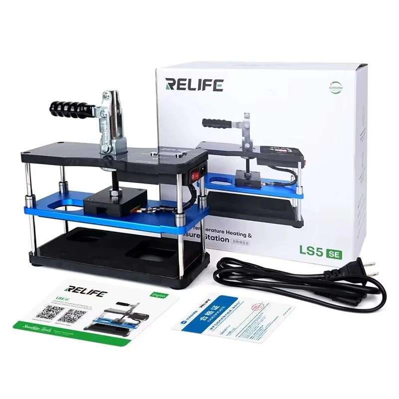 

RELIFE LS5 SE Нажимная пластина с подогревом — новое обновление для iPhone 17, экран/ламинирование задней крышки