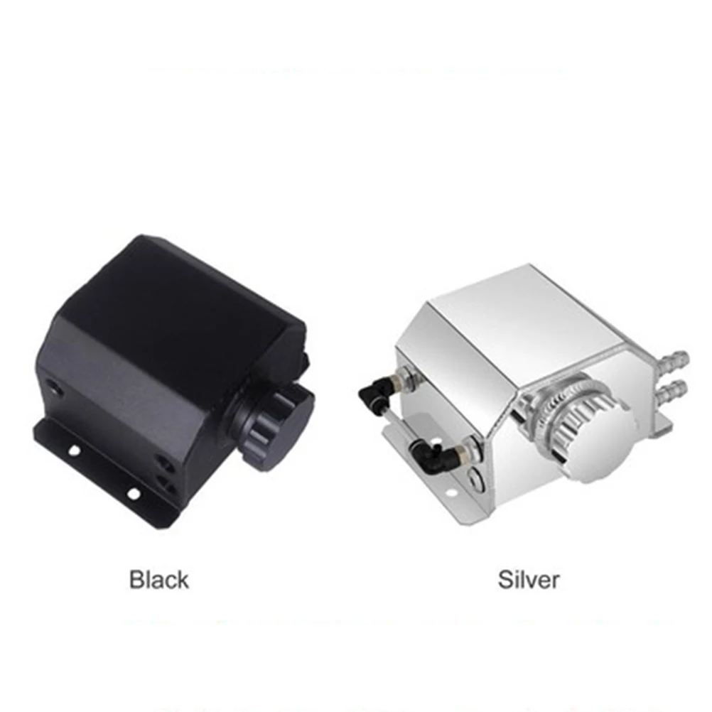 

Aluminum Oil Catch Can 1L Car Tank Vehicle Reservoir Engine Oil Gas Separator Crankcase Vent Pot Large Capacity