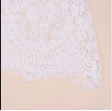 Sexy White Long Sve Deep V Ne Lace See tough Bodycon Dr with Train for Women Autumn 2024 Other 00% Material